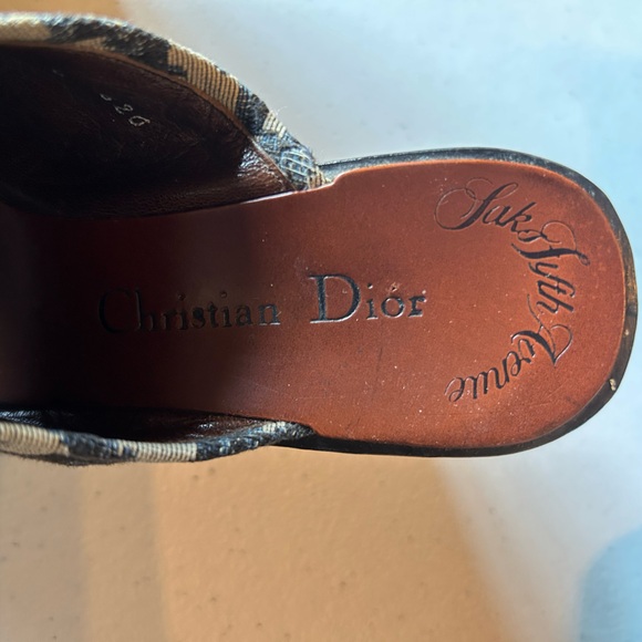Vintage Christian Dior Trotter Diorissimo Wedges Sandals - Picture 4 of 7